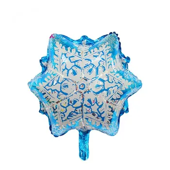 

Christmas new year eve Decoration 10pcs 18 inch Snow flake Frozen Foil Balloons winter Weeding Birthday Party Decoration favor