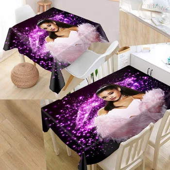 

Custom Ariana Grande Tablecloth Waterproof Oilproof Rectangular Home Wedding Tablecloth Textiles