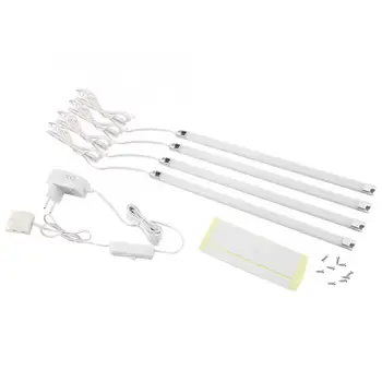 

4pcs Home Kitchen Led Under Cabinet Counter Shelf Light Lamp Bulbs Energy Saving
