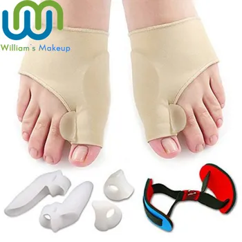 

7pcs/set Soft Bunion Protector Toe Straightener Toe Separating Silicone Toe Separators Thumb Feet Care Foot Pain Easese Hot New