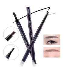 4 цвета глаз Макияж тонкий эскиз ручка для татуажа бровей тонкий эскиз жидкая подводка для бровей ручка Водонепроницаемая Татуировка супер прочный пятнистый