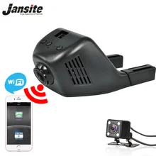 Jansite Car Dvr Wifi Car Camera Registrator Digital Video Mini Dash Cam Video Recorder Camcorder Full HD 1080P Dual Lens Dvr