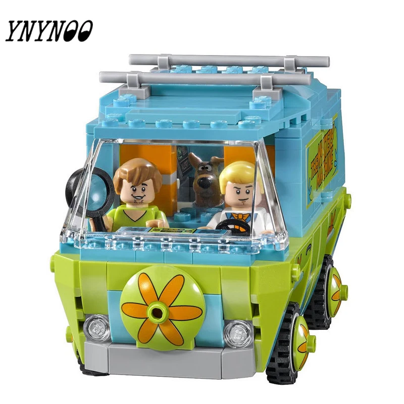 (YNYNOO) 305 stücke 10430 Das Geheimnis Maschine Scooby Doo Fred Shaggy Zombie Zeke spielzeug bausteine weihnachtsgeschenk SA562