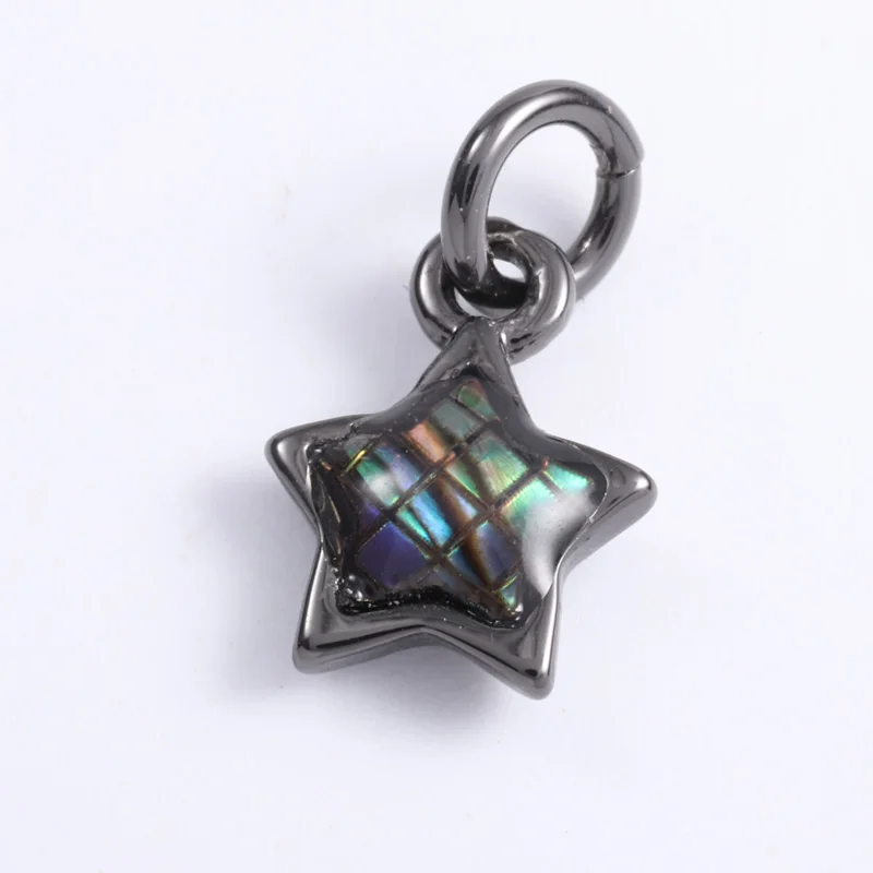 Singreal ушка в виде ракушки Micro Pave Star браслет или ожерелье с шармами колье кулон