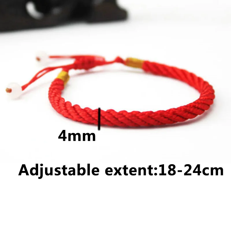 Цепочка на руку для мужчин и женщин Красная Нить веревка подвеска счастливой