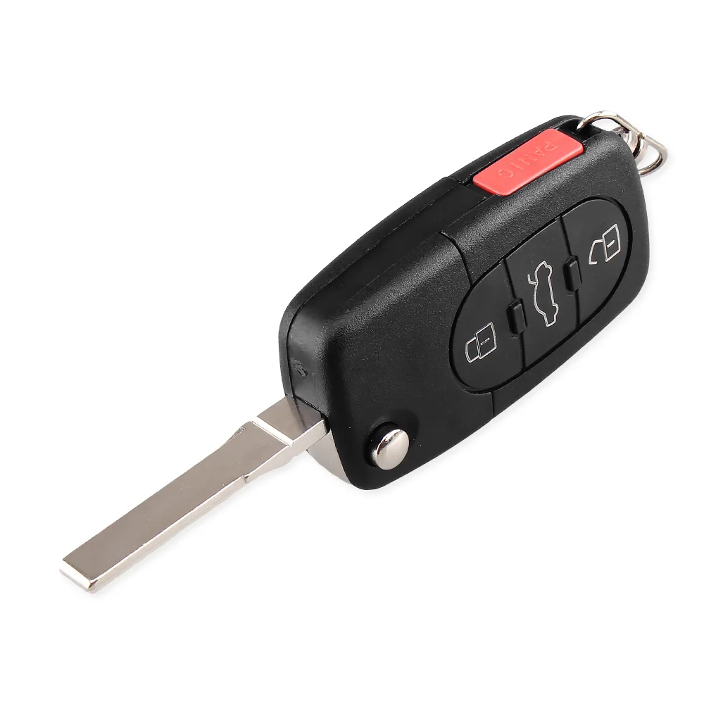 Remote Control/ Key Case For Audi Tt A4 A6 A8 S4 S6 S8 Old Models Cr1620/cr1616 3 Buttons Hu66 Blade - - Racext™️ - - Racext 18