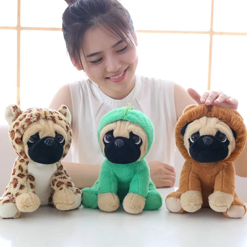 Кукла из Шарпей для собак плюшевая игрушка шапка кукла имитация belldog мопс мягкие