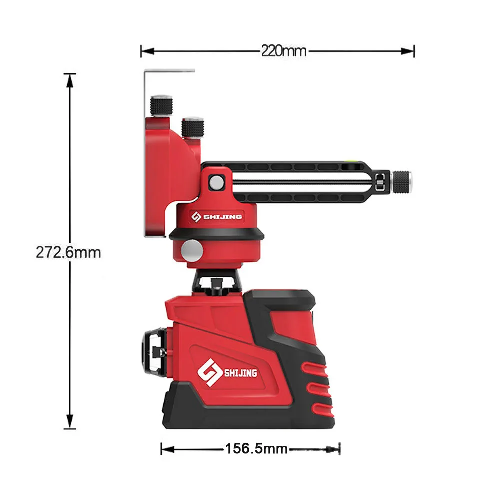 Лазерный уровень 12 линий 3D самонивелирующийся 360 горизонтальный и вертикальный супер мощный лазерный уровень зеленый луч SHIJING лазерный нивелир
