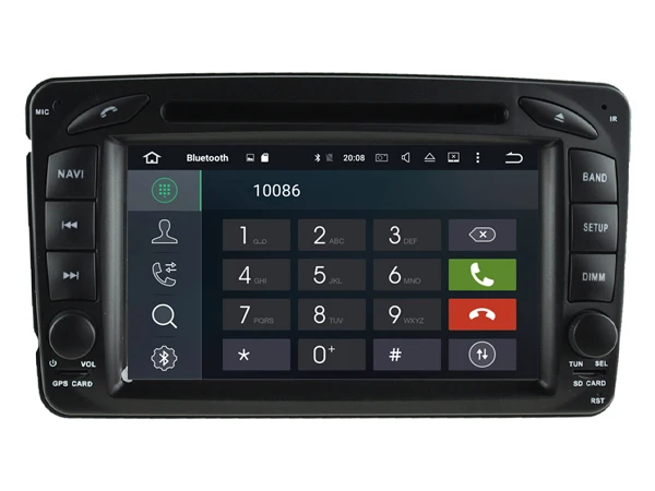 Top Ips screen Android 8.0 Car Dvd Navi Player FOR BENZ C-CLASS W203 2000-2004 CLK W209 M W163 W639 gps auto stereo audio multimedia 3