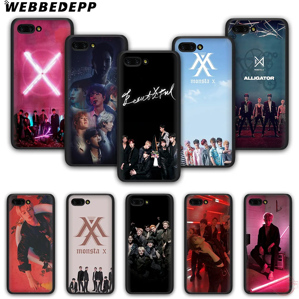 WEBBEDEPP монста х чехол для телефона из ТПУ с принтом Honor 6A 7A 2 ГБ/3 ГБ Pro 7C 7X 8X 8C 9 10 Note10 8