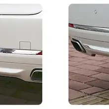 2011- для BMW 7 серии f01 Задний бампер протектор полоса порога крышка 1 шт stylings