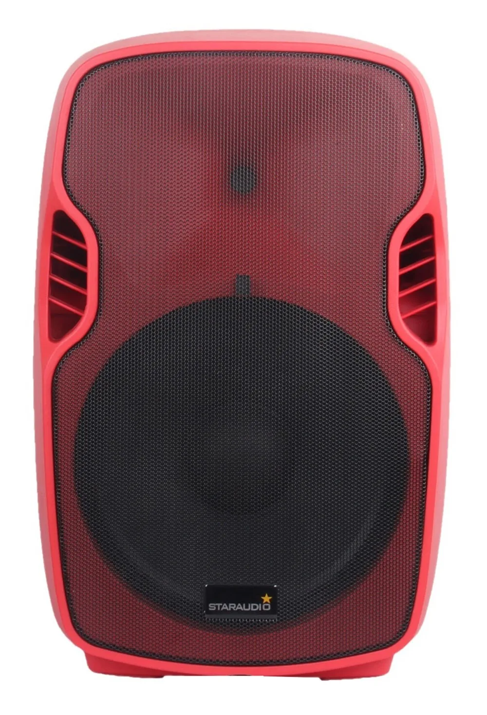 night clubs 3500w 15 inch  powered red pa dj speaker bar school speakers with speaker stands wired microphones