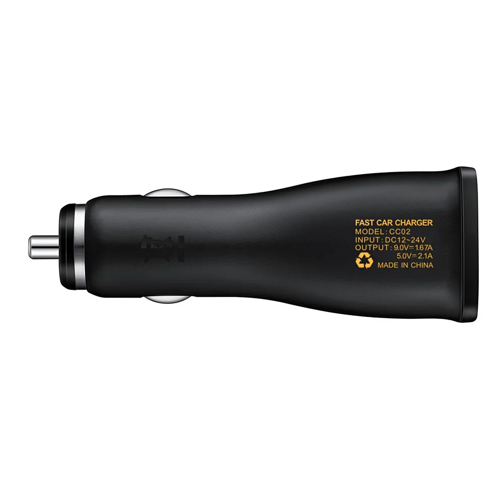 

Quick Charge 2.0 Dual USB Fast Car Charger Power Adapter For Samsung Galaxy S8 For IPhone/HUAWEI/Xiaomi cargador inalambrico