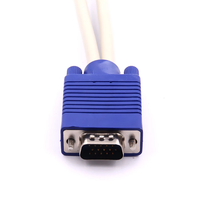 Низкая цена разветвитель для 1 компьютера 2 монитора 15 контактов разъема vga штекер