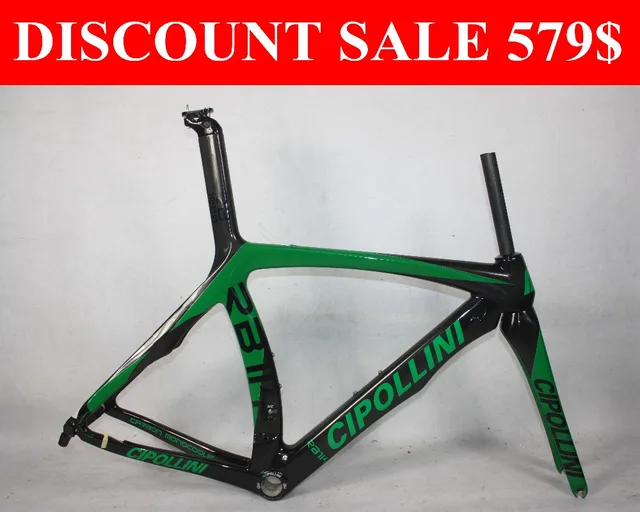 Cheap New Arrival! 2015 Carbon Frame Cipollini Green silver black road bike frame Strada Telaio bici Velo Cadre Route fit DI2 groups