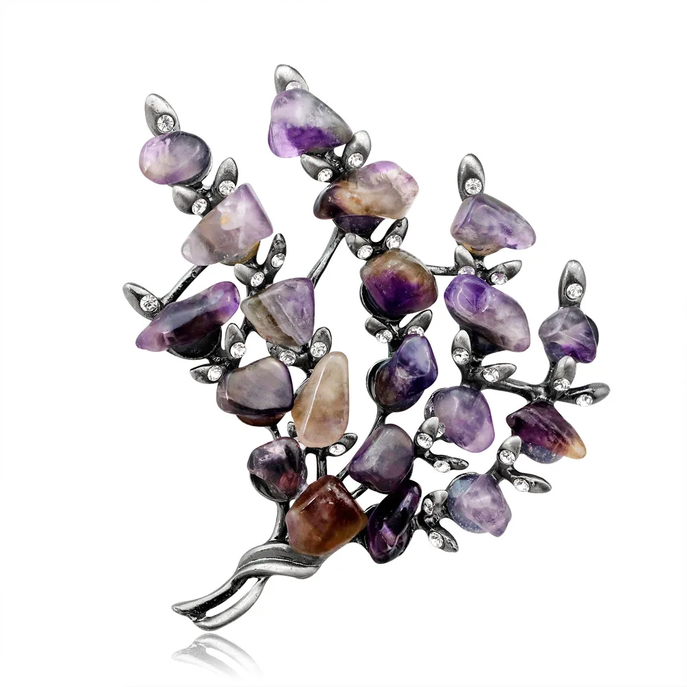 

Young Tulip 2018 New Colorful Corsage Crystal Brooch Fashion Jewelry for Women Dress Suit Accessories Good Gift High Quality