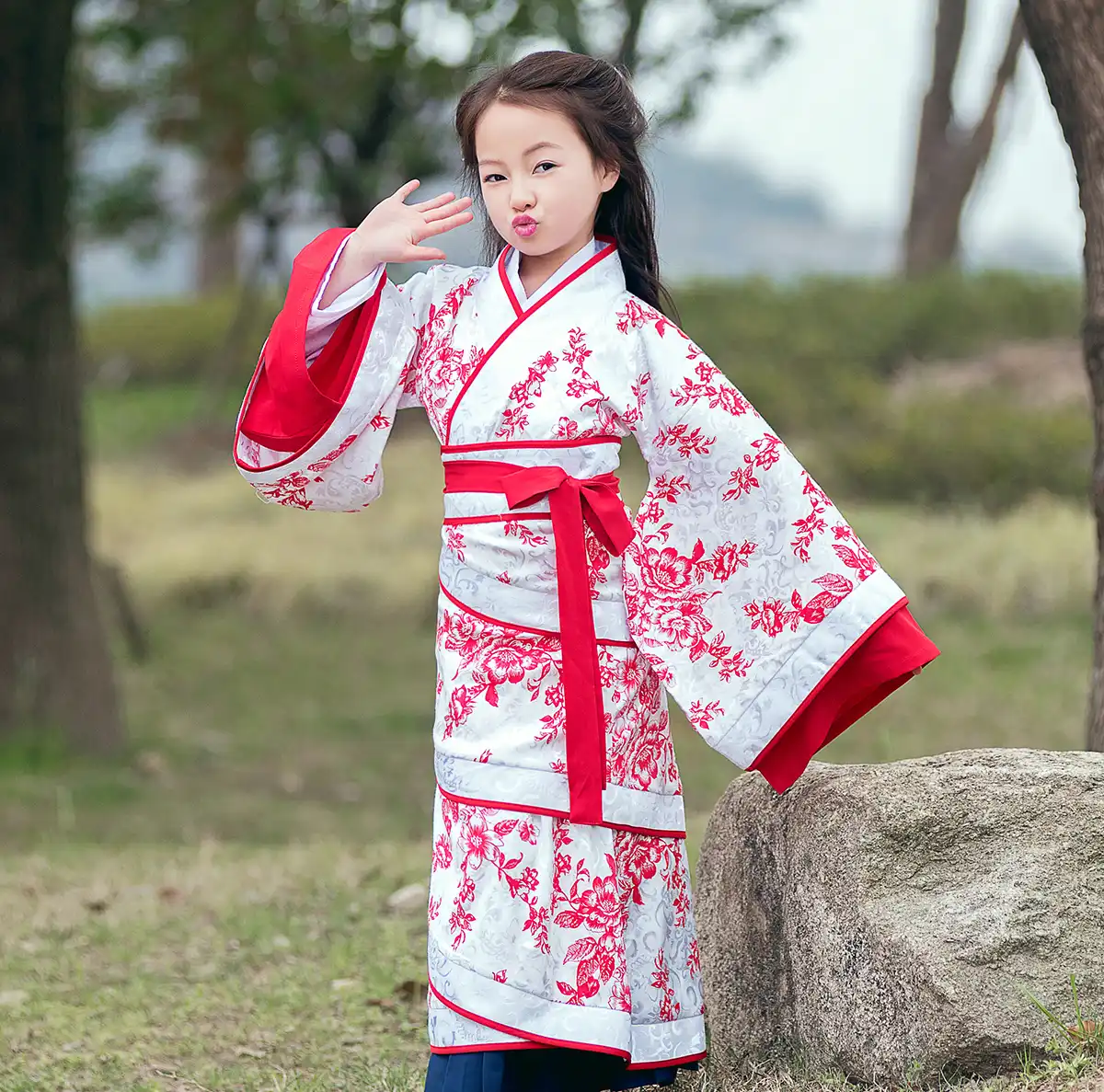 Chinese Traditional Costume for Girl Princess Cosply Clothing Stage