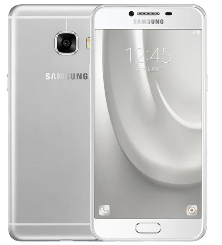 Разблокированный samsung Galaxy C5 C5000 5,2 дюймов Восьмиядерный 4 Гб ОЗУ 32 ГБ/64 Гб ПЗУ LTE 16MP 1080P Wifi Две sim-карты Восстановленный мобильный телефон - Цвет: Белый