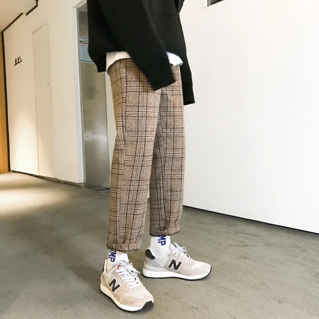 plaid skater pants