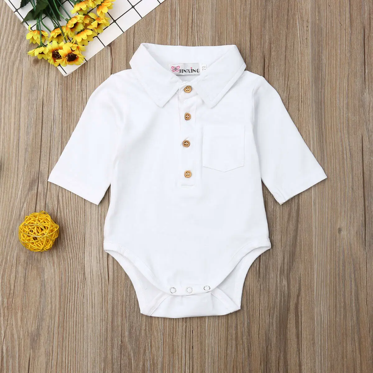 Baby Boy Bodysuit Jumpsuit Set Summer Clothing Infant Gentleman Solid Formal Short Sleeve Turn Down Collar baby romper,baby boy bodysuits