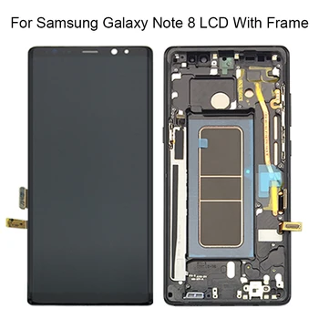 

New 6.3" For SAMSUNG Galaxy NOTE8 LCD N950 N950F LCD Display Touch Screen Digitizer Assambly Replacement Parts+Frame