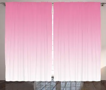 

Ombre Curtains Dreamy Light Pink Waterfall Inspired Modern Digital Print Girls Room Decorations Living Room Bedroom Window Drape