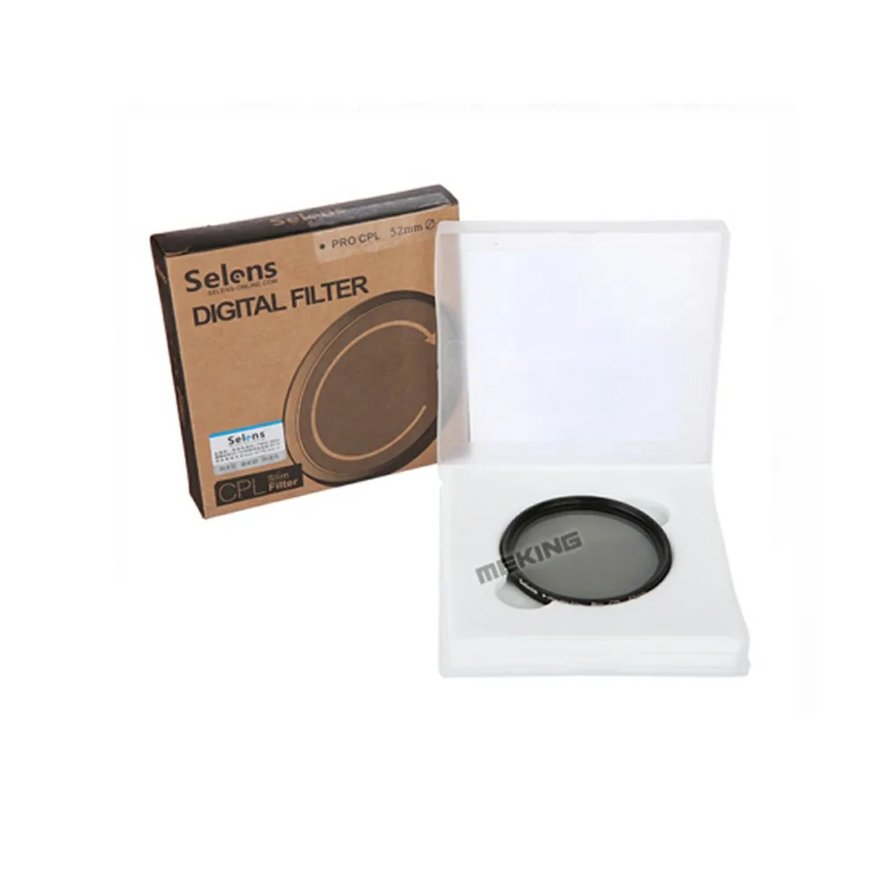 

Selens PRO Ultra-thin Digital Filter Circular Polarizer CPL for DSLR Lens Nikon Canon Pentax Sony 52mm 58mm 62mm 67mm 72mm 82mm