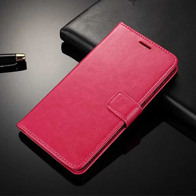 Чехол-кошелек для samsung Galaxy A5, задняя крышка, винтажный кожаный чехол-книжка для samsung Galaxy A500F, ТПУ, силиконовый чехол - Цвет: Red
