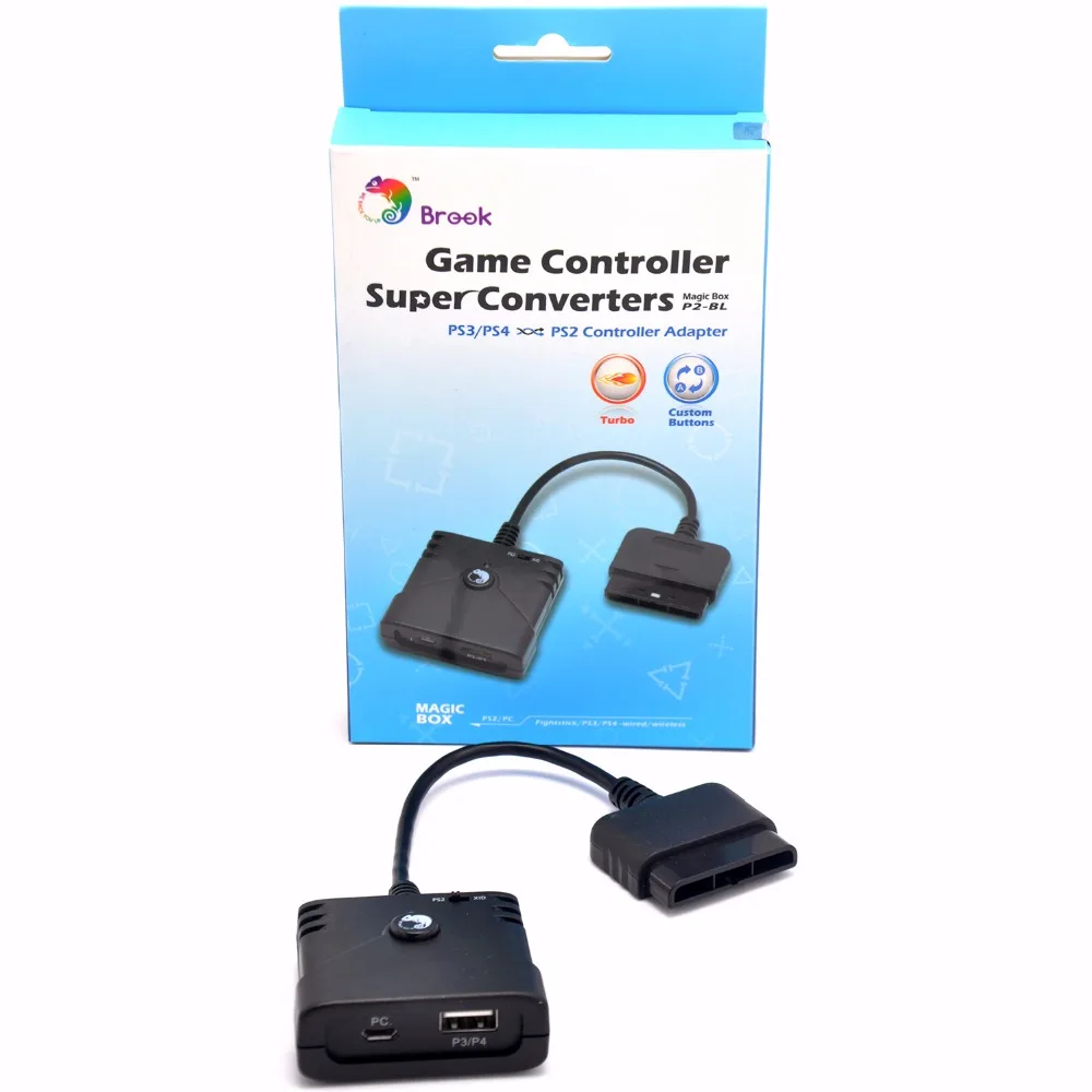 Brook Super adaptador conversor para PS3, PS4, PS2, mando, Play on, PS2
