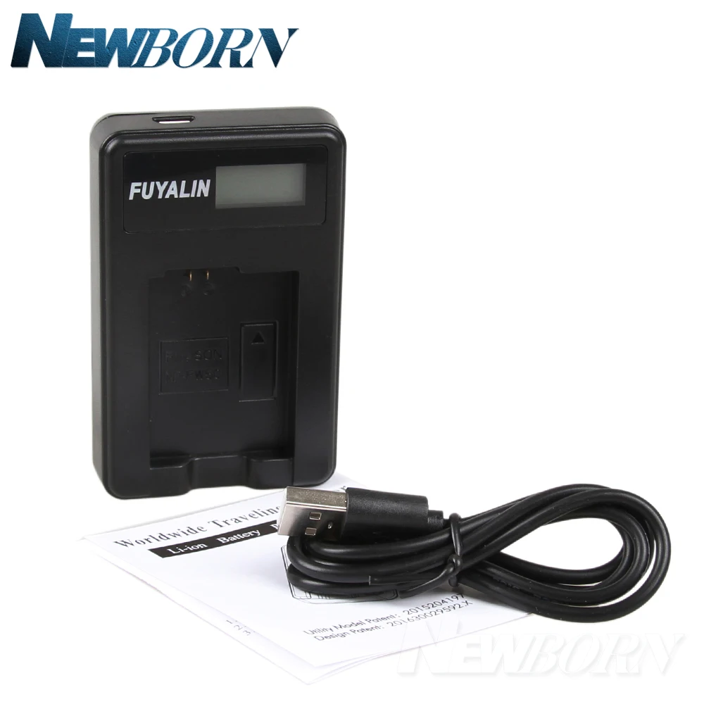 Зарядное устройство USB с ЖК дисплеем для Fujifilm Finepix F30 F31FD Real 3D W1 X30 X100 X100T X100LE NP 95 X100S