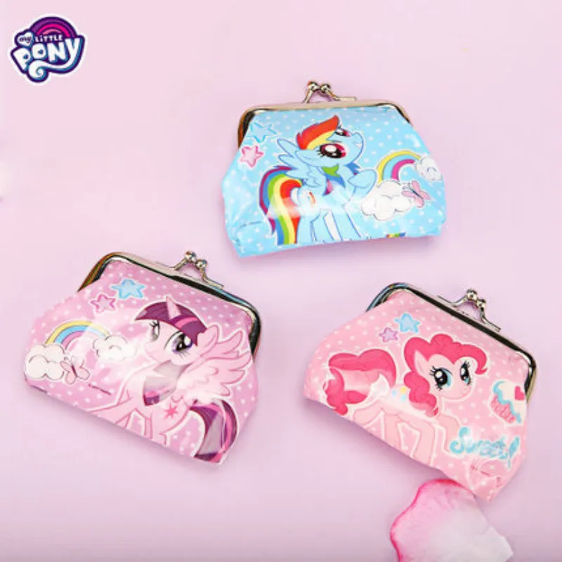 

My Little Pony unicorn authentic Kids Cute Storage Bags Girls Coin Purse cute cartoon Wallets Clutches Holiday birthday Gifts 28