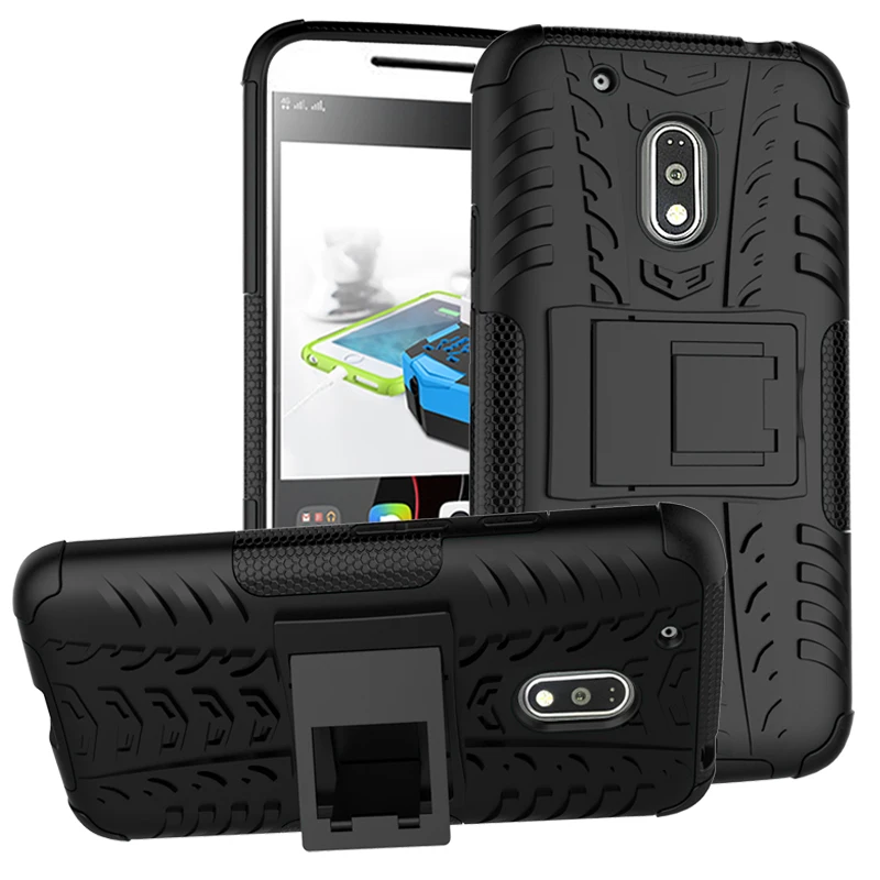 Для Motorola Moto G4 Play Case 5.0 'ɺrmor Противоударный ТПУ + Крышка ПК Телефон For |