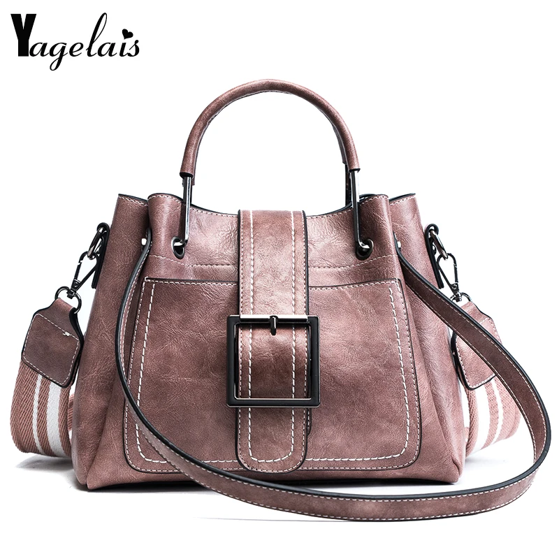 

Fashion Ladies Luxury Brand Designer Single Shoulder Bags Women Leather Wide Strap Shoulder bag Handbag Crossbody bag Color 3
