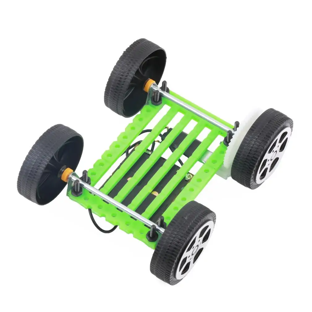 1 шт. мини солнечная игрушка DIY автомобиль дети Развивающий Пазл IQ гаджет хобби робот UL