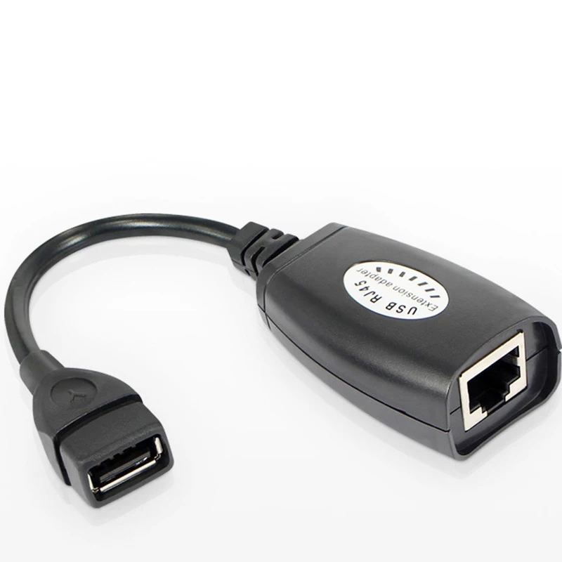 USB 2,0 мужчина к женскому Cat6 Cat5 Cat5e 6 Rj45 LAN Ethernet Сетевой удлинитель Ретранслятор адаптер конвертер кабель