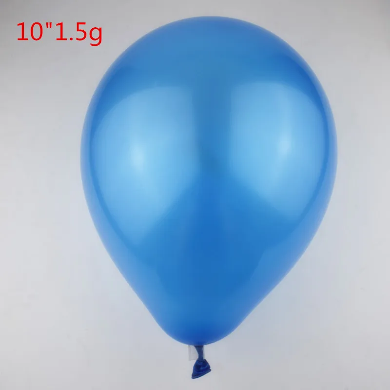 Deep Blue Ldtexmy 100 шт. 10 дюймов 1,5 г Латекс Pearl воздушные шары гелий уплотненный воздушный шар одежда для свадьбы, дня рождения воздушные шары для украшения Balony игрушка - Цвет: Deep Blue