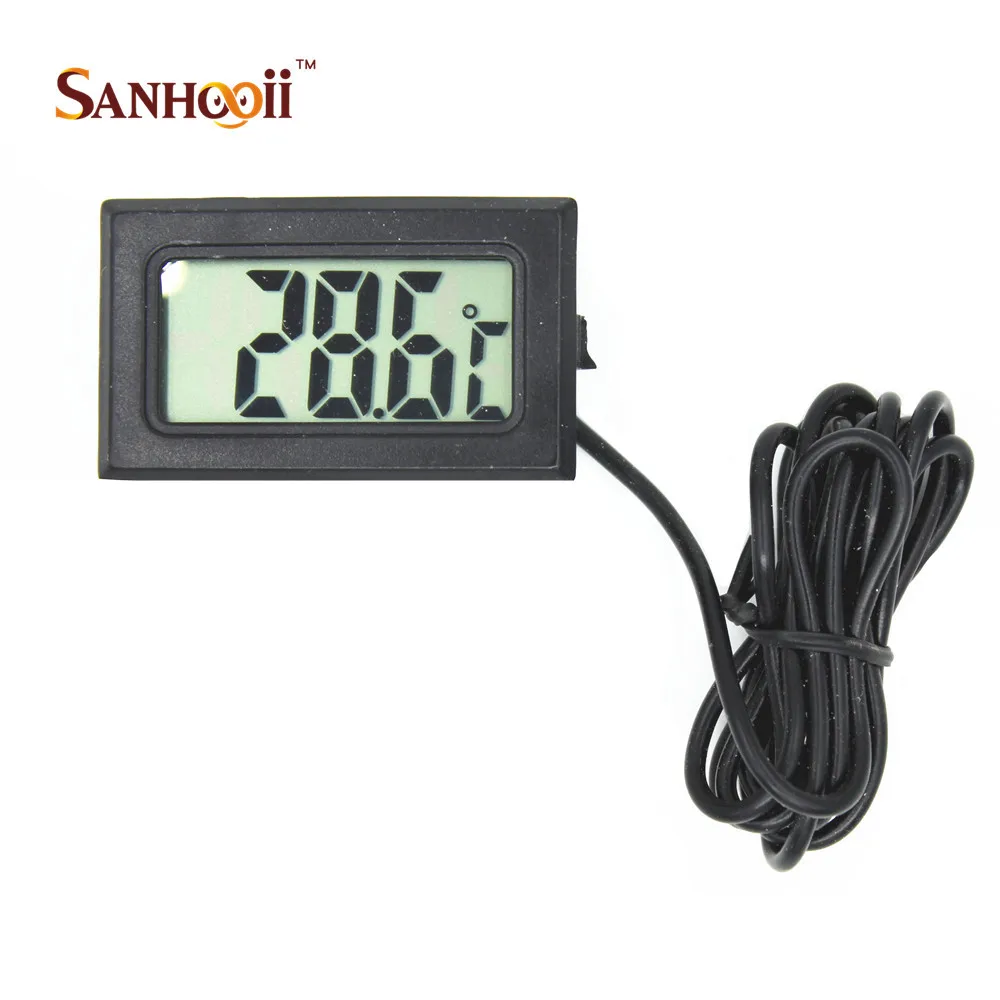 

SANHOOII -50~110 Degree temperature Tester MIni Digital LCD Thermometer For Aquarium Freezer Water Electronic thermometer