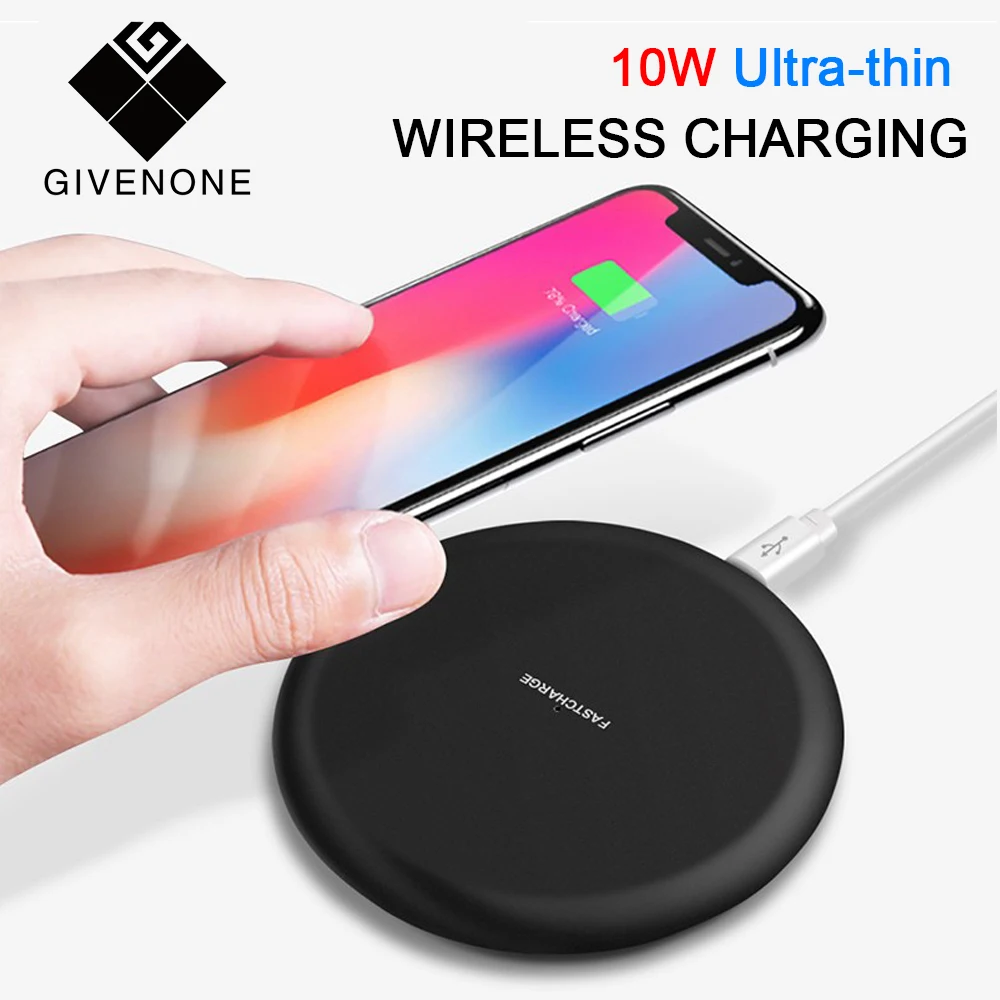 

GIVENONE Wireless Charger For Huawei Mate 20 Pro Samsung S10 Plus 5G S10e For LG G8 V40 ZTE Axon 9 Pro Google Pixel 3 / 3 XL