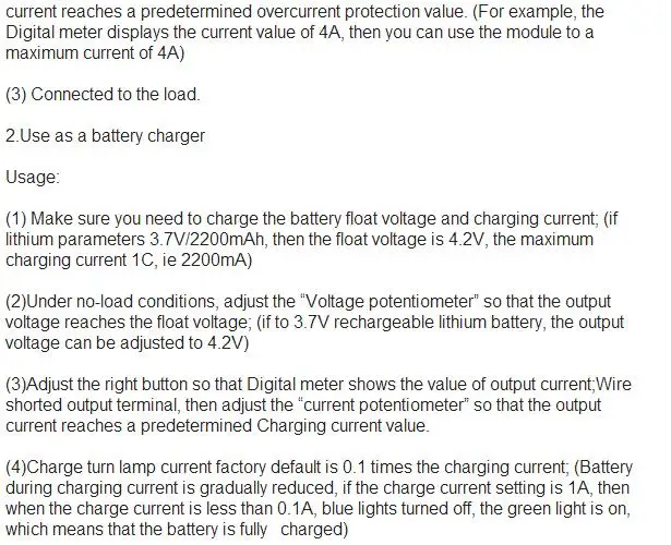 Регулируемый 5A CC/CV power понижающий модуль заряда светодиодный драйвер W/USB вольтметр