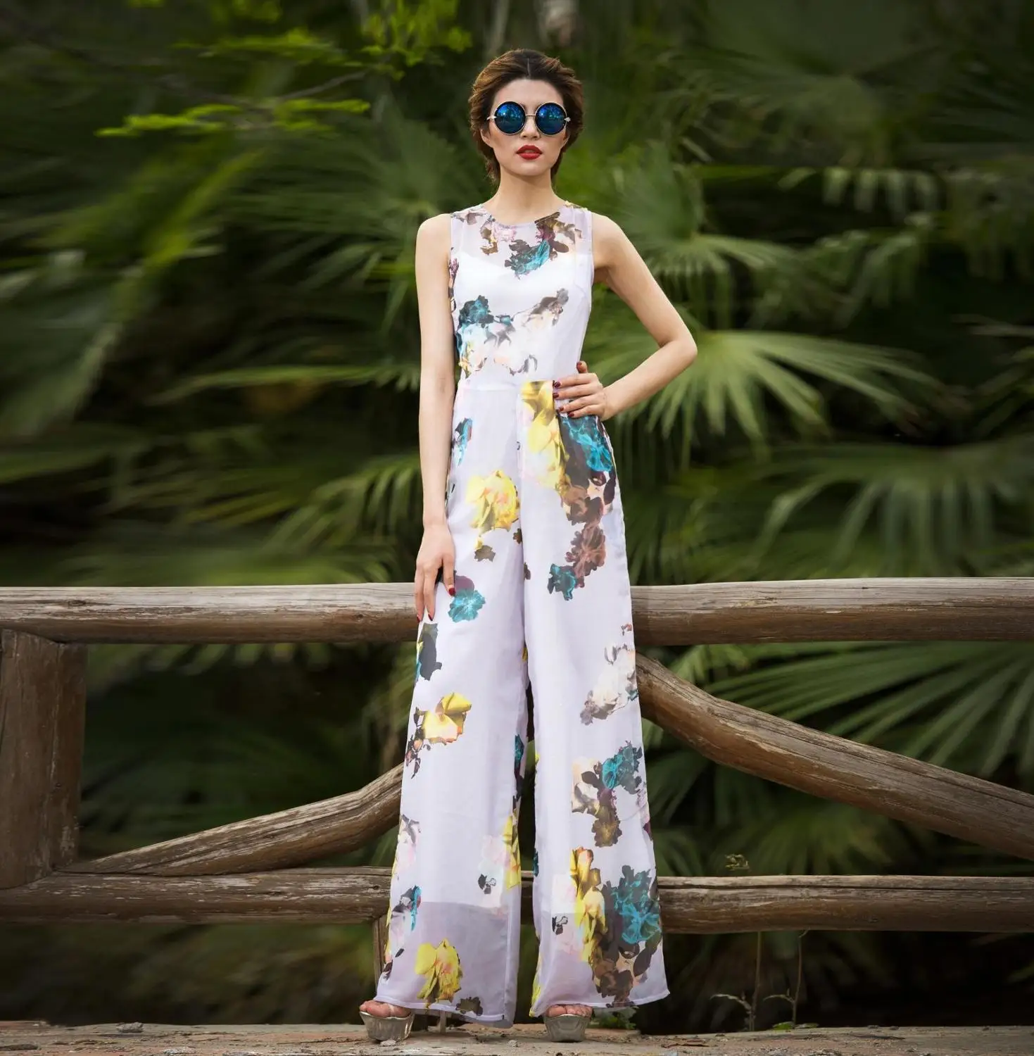 2019 Women Summer Jumpsuit Party Rompers Chiffon Elegant White Print Full Length Bohemian Jumpsuits Plus Size 3XL 4XL
2019 Women Summer Jumpsuit Party Rompers Chiffon Elegant White Print Full Length Bohemian Jumpsuits Plus Size 3XL 4XL