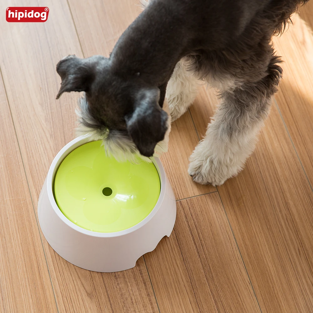 Hipidog Pet Dog Food Water Anti slip Bowl Leak Proof Durable Dog Bowl