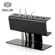 1 Набор пинцетов zwellbe, держатель для хранения ресниц, акриловый Пинцет для наращивания ресниц, подставка для ручек, подставка для прививки ресниц, инструмент для макияжа