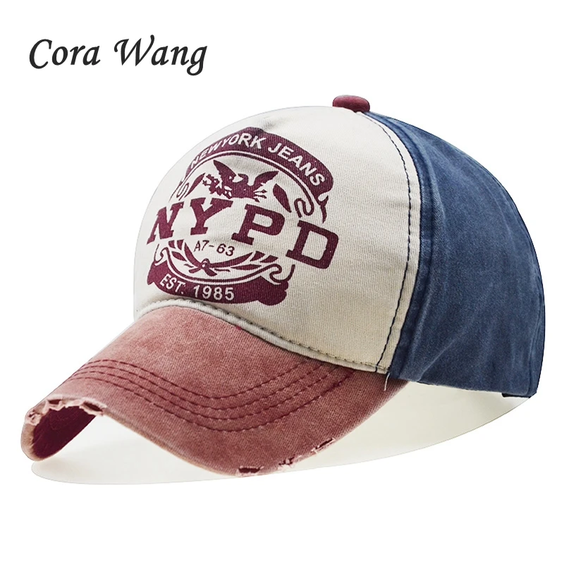 wholsale brand cap baseball fitted hat Casual gorras 5 panel hip hop snapback hats wash for men women unisex | Аксессуары для