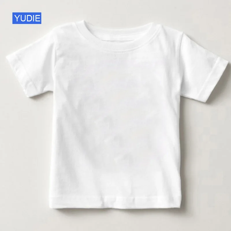 Праздничная футболка с надписью «Must guns N Roses» футболка для мальчиков футболка с круглым вырезом из чистого хлопка Детский костюм для маленьких мальчиков и девочек - Цвет: White blank T-shirt