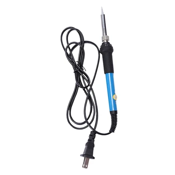 

Us Plug,Temperature Adjustable Electric Iron 220V 60W Mini Handle Hot Pencil Soldering Station