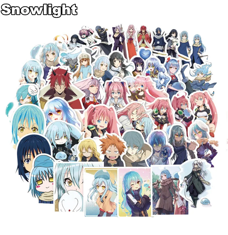 10/30/50pcs/pack Anime That Time I Got Reincarnated As A Slime Graffiti Stickers For Laptop Moto Luggage Guitar Toy Pvc Stickers