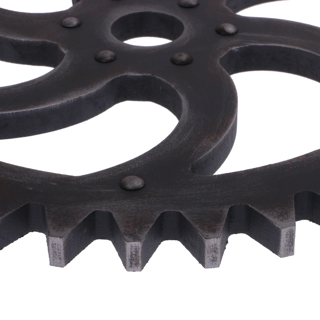 29cm Wood Vintage Steampunk Gear Signs Ornament Wall Hanging Plaques for Home Garden Decor Bar Pub Cafe Art Craft Signs