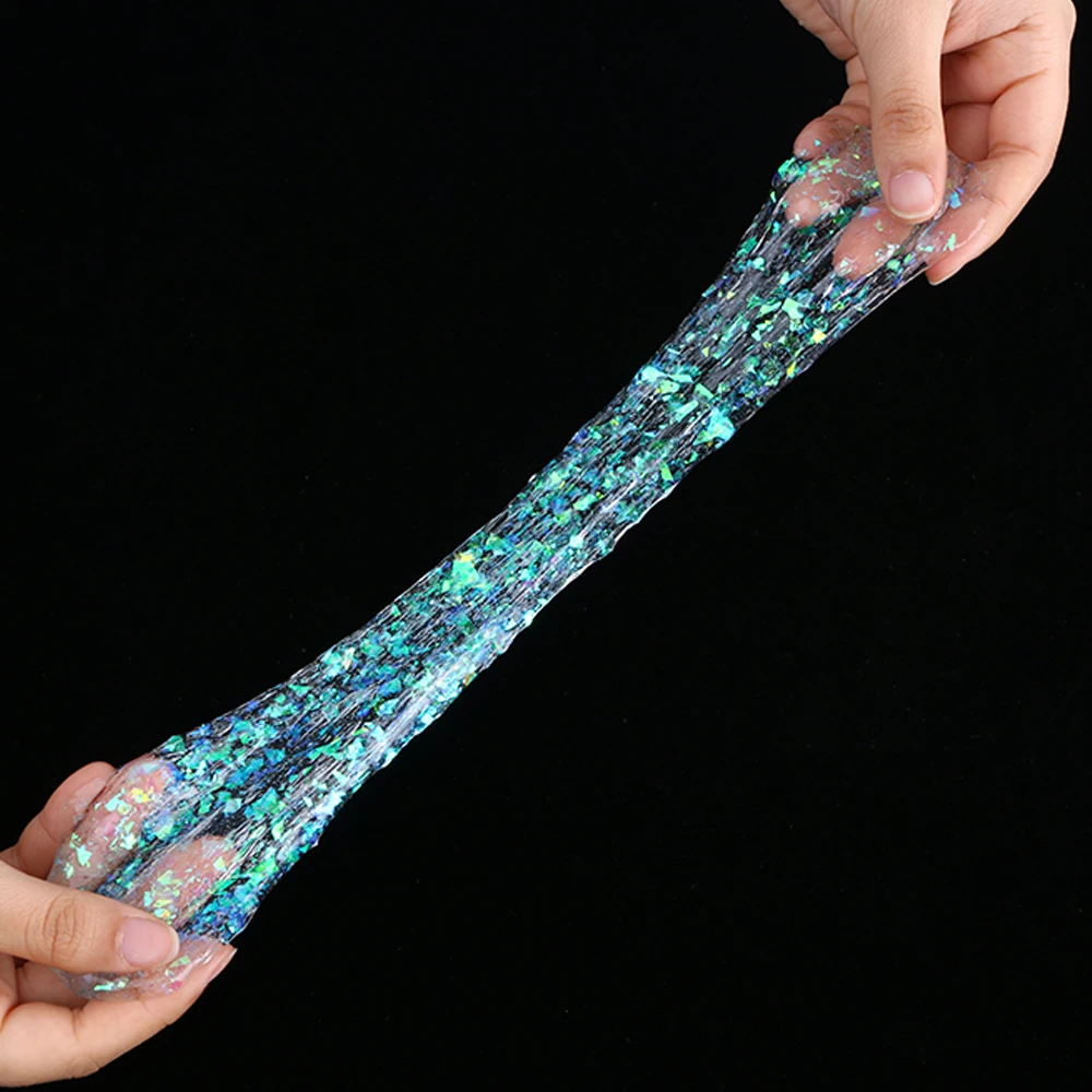 1PC-New-Arrivels-Shinny-Fluffy-Foam-Sludge-Playdough-Plasticine-Cotton-Mud-Glitter-Slime-Clay-Stress-Relief