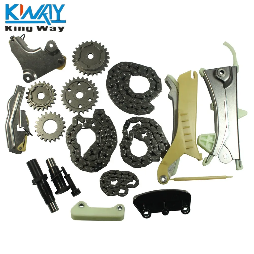 Бесплатная доставка набор цепей ГРМ King Way с шестернями для 97 09 Ford Explorer Mazda Mercury 4.0L
