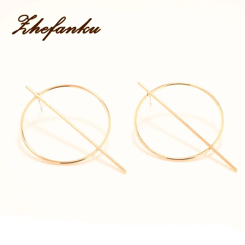 T Station Serves Silver Gold Big Hoop Earrings For Women